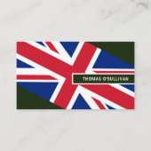 Britse vlag ontwerp, vlag van Noord-Ierland Visitekaartje (Voorkant)