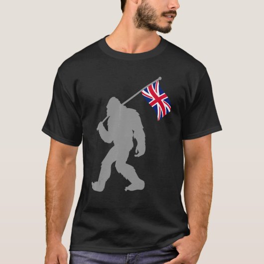 Britse vlag op Britse vlag T-shirt (Voorkant)