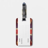  Britse vlag op een muur Bagagelabel (Achterkant verticaal)