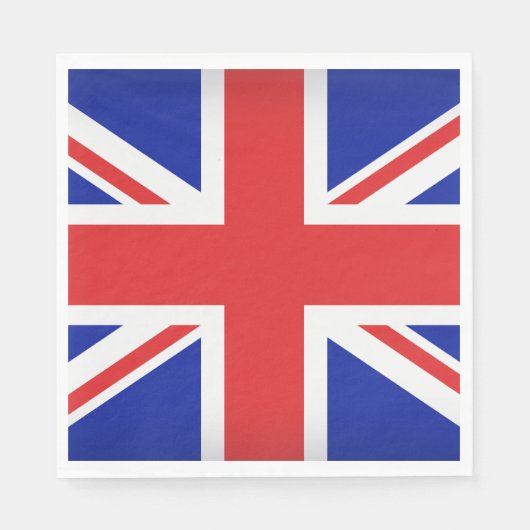 Britse vlag papier servetten (Voorkant)