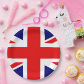 Britse vlag papieren bordje (Feest)