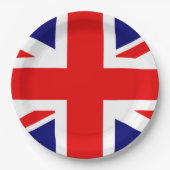 Britse vlag papieren bordje (Voorkant)