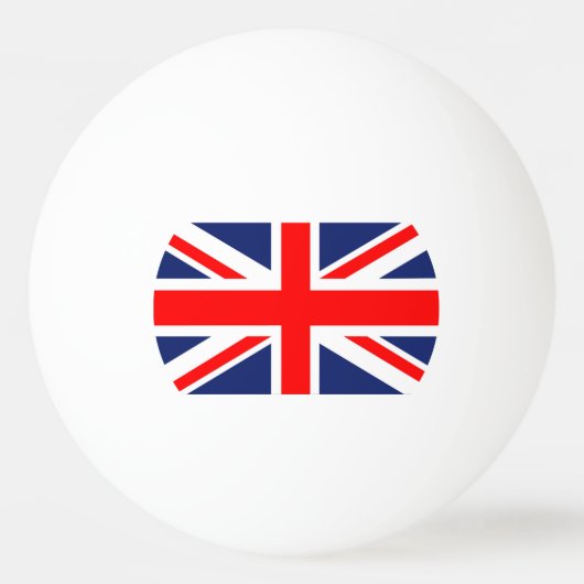 Britse vlag pingpongbal (Achterkant)