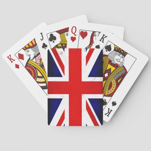 Britse vlag pokerkaarten (Achterkant)