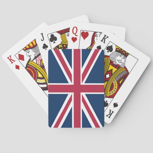 Britse vlag pokerkaarten (Achterkant)