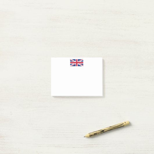 Britse vlag post-it® notes (Op bureau)