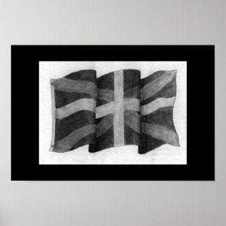 Britse vlag poster