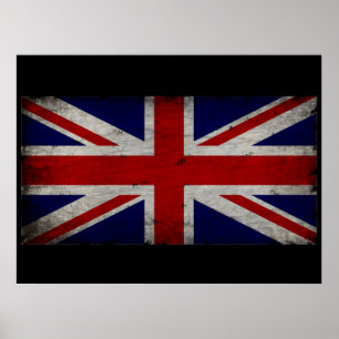 britse vlag poster