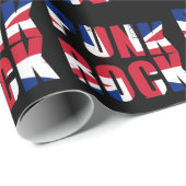 Britse vlag Punk Rock Cadeaupapier (Rol Hoek)