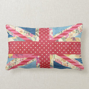 Britse vlag Quilt Shabby Chic Kussen