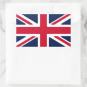 Britse vlag rechthoekige sticker (Tas)