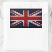 britse vlag rechthoekige sticker (Tas)