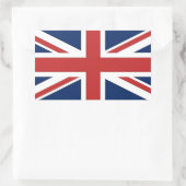 Britse vlag rechthoekige sticker (Tas)
