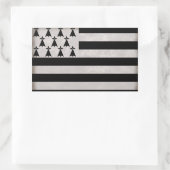 Britse vlag rechthoekige sticker (Tas)