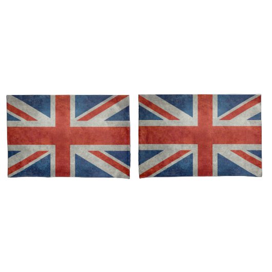 Britse vlag retro-modelpilcases kussensloop (Voorkant-Set)
