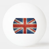 Britse vlag retro ping pongball pingpongbal (Voorkant)