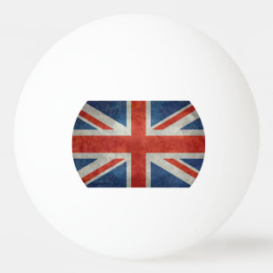 Britse vlag retro ping pongball pingpongbal