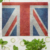 Britse vlag retro-theehanddoeken theedoek (Gevouwen)