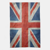 Britse vlag retro-theehanddoeken theedoek (Verticaal)