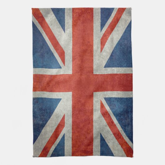 Britse vlag retro-theehanddoeken theedoek (Verticaal)