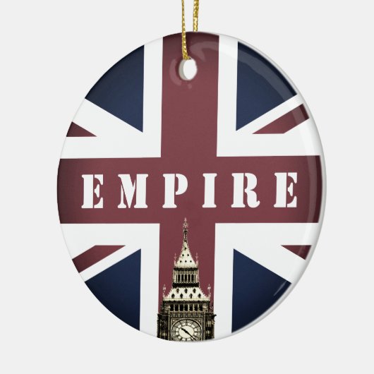 Britse vlag, Rijk, Verenigd Koninkrijk, Big Ben UK Keramisch Ornament (Links)