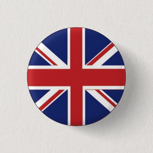 Britse vlag ronde button 3,2 cm (Voorkant)