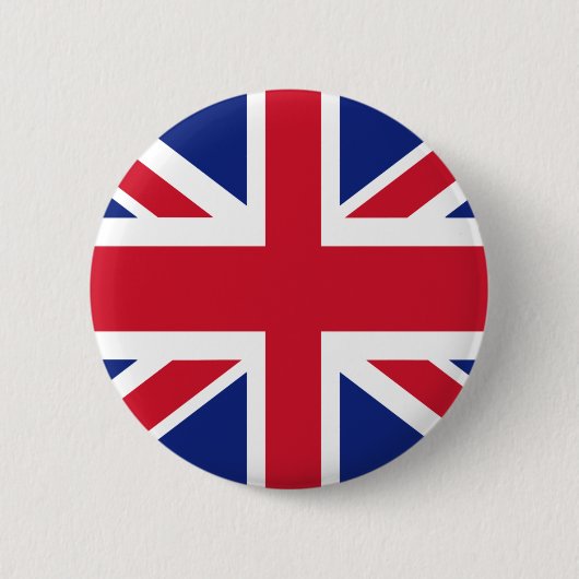 Britse vlag ronde button 5,7 cm (Voorkant)