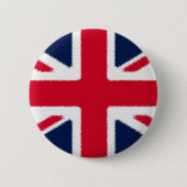 Britse vlag ronde button 5,7 cm (Voorkant)