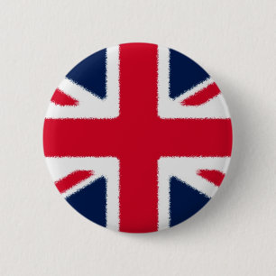 Britse vlag ronde button 5,7 cm