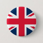 Britse vlag ronde button 5,7 cm (Voorkant)