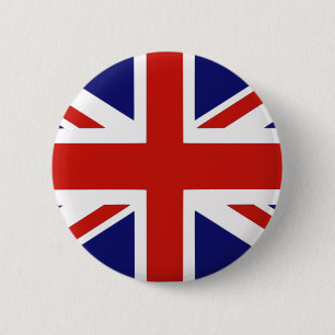 Britse vlag ronde button 5,7 cm