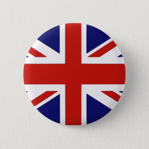 Britse vlag ronde button 5,7 cm