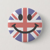 Britse vlag ronde button 5,7 cm (Voorkant)