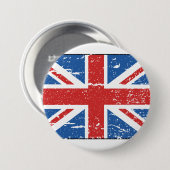 Britse vlag Ronde Button 7,6 Cm (Voorkant /achterkant)