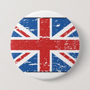  Britse vlag Ronde Button 7,6 Cm