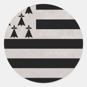 Britse vlag ronde sticker