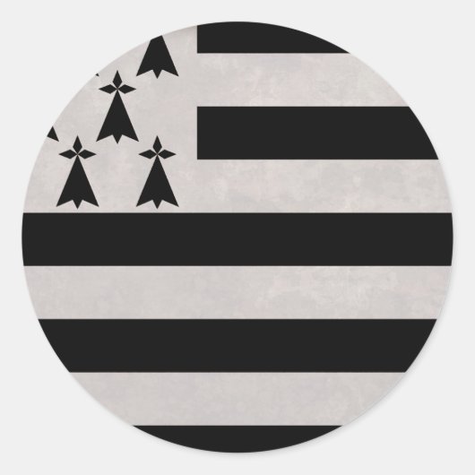 Britse vlag ronde sticker (Voorkant)