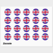 BRITSE VLAG RONDE STICKER (Vel)