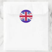 BRITSE VLAG RONDE STICKER (Tas)
