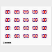 Britse Vlag Ronde Sticker (Vel)