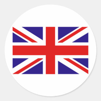 Britse Vlag Ronde Sticker