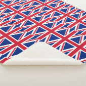 Britse vlag sherpa deken (3/4)