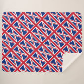 Britse vlag sherpa deken (Voorkant (horizontaal))
