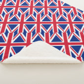 Britse vlag sherpa deken (3/4)