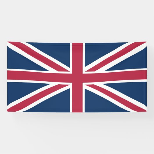 Britse vlag spandoek (Horizontaal)