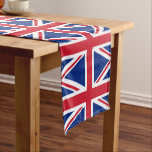 Britse vlag & Sports Union Jacks house decor/Veren Korte Tafelloper<br><div class="desc">Table Runners: Verenigd Koninkrijk (UK) & Sports Fans - hou van mijn land en Britse vlaggen - Union Jacks voor uw tafel,  kantoor,  woonkamer/thuisdecor</div>