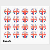 Britse vlag Stickers #2 (Vel)