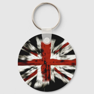 Britse vlag Stripes Country Honing Colors Peace Sleutelhanger