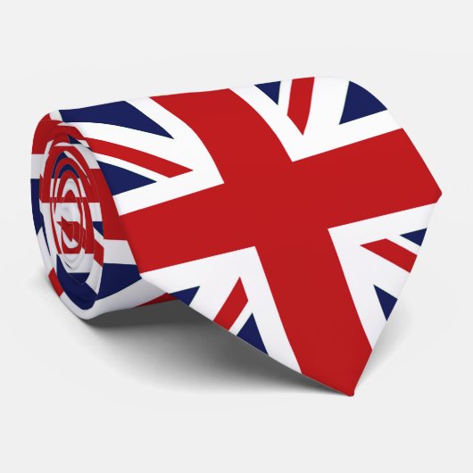 Britse vlag stropdas (Opgerold)