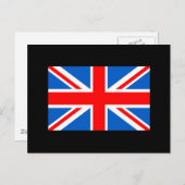 Britse vlag T-shirts en cadeaus Briefkaart (Voorkant / Achterkant)